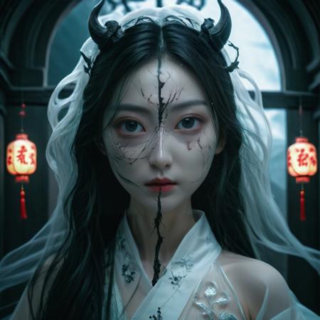 PaintedGhost_Realistic| 怪物志-百鬼-画皮鬼 - v1.0 | Stable 